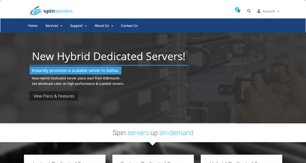 spinservers：独立服务器5折优惠码，圣何塞/达拉斯机房，$149/月，2*e5-2630Lv3/256G内存/3.2tSSD/10Gbps带宽